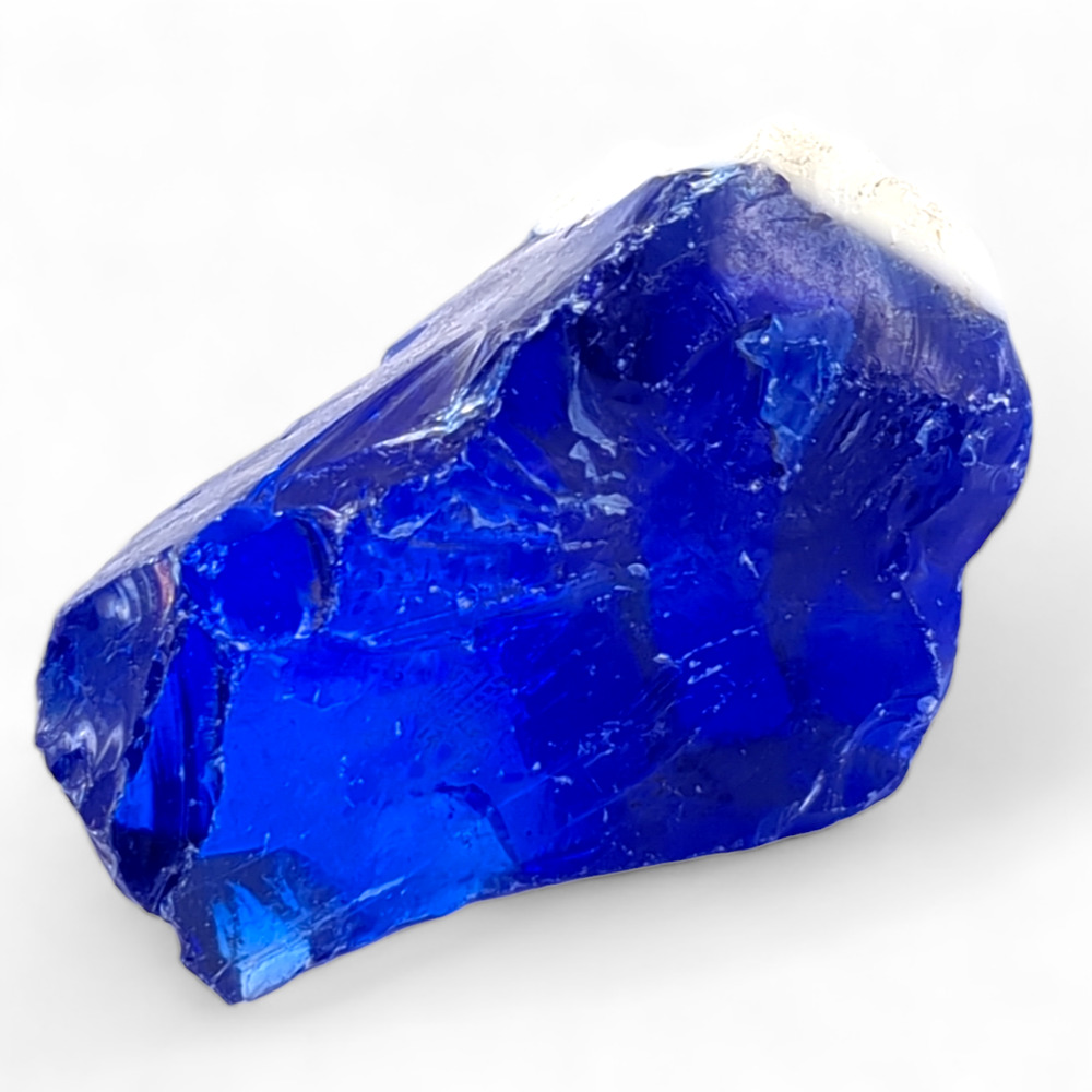 Cobalt Translucent‎ MilkGlass Infusion Multicolor Slag Art Glass Cullet #4M32